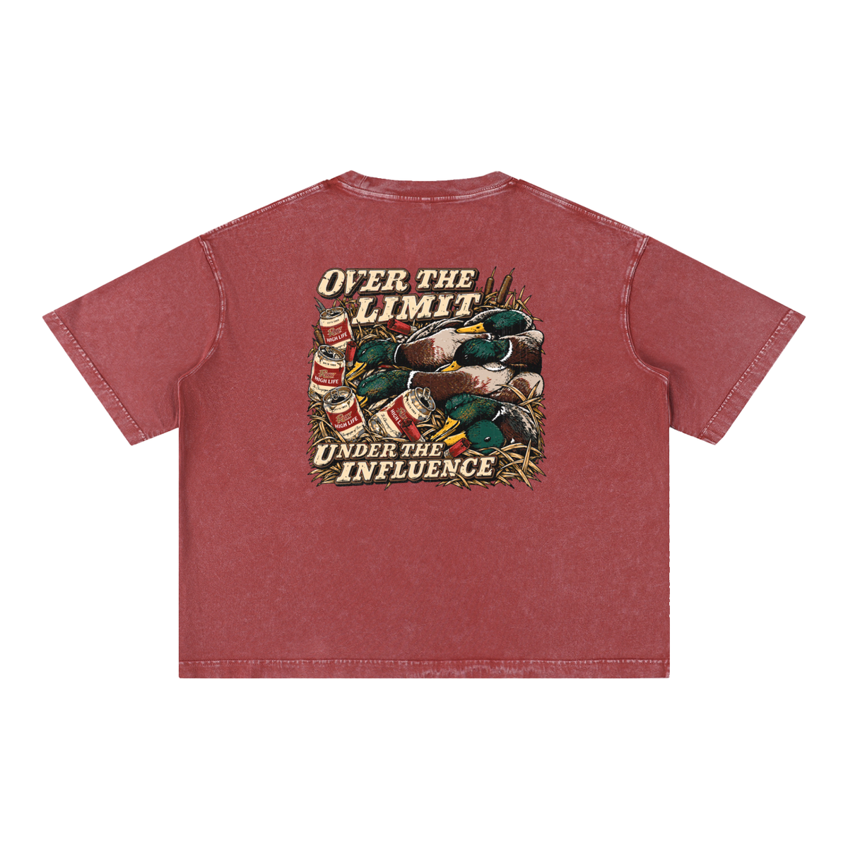Mineral Wash Boxy Cotton T-Shirt