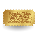 Pokeslab Ticket 50,000 Giveaway Entries