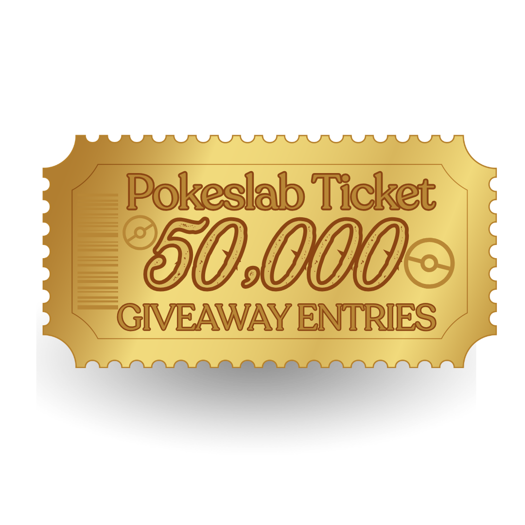 Pokeslab Ticket 50,000 Giveaway Entries