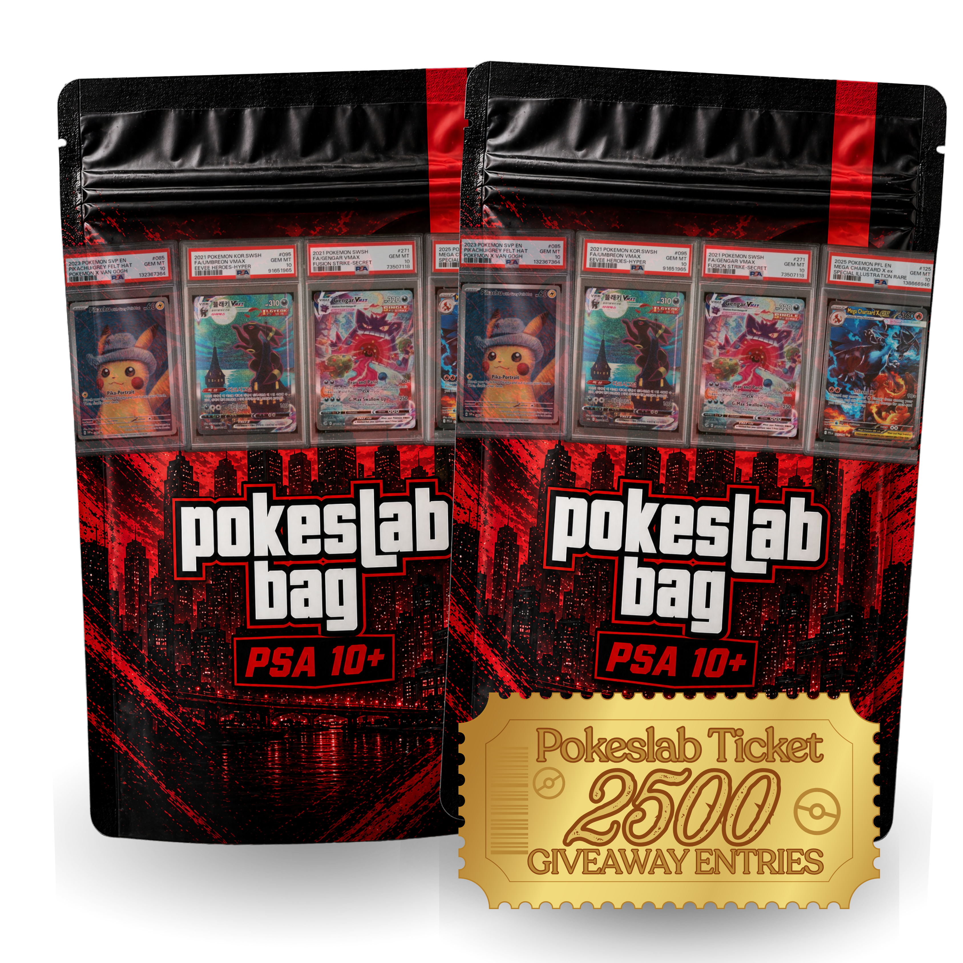 Pokeslab Bag x2 + 2,500 Giveaway Entries!
