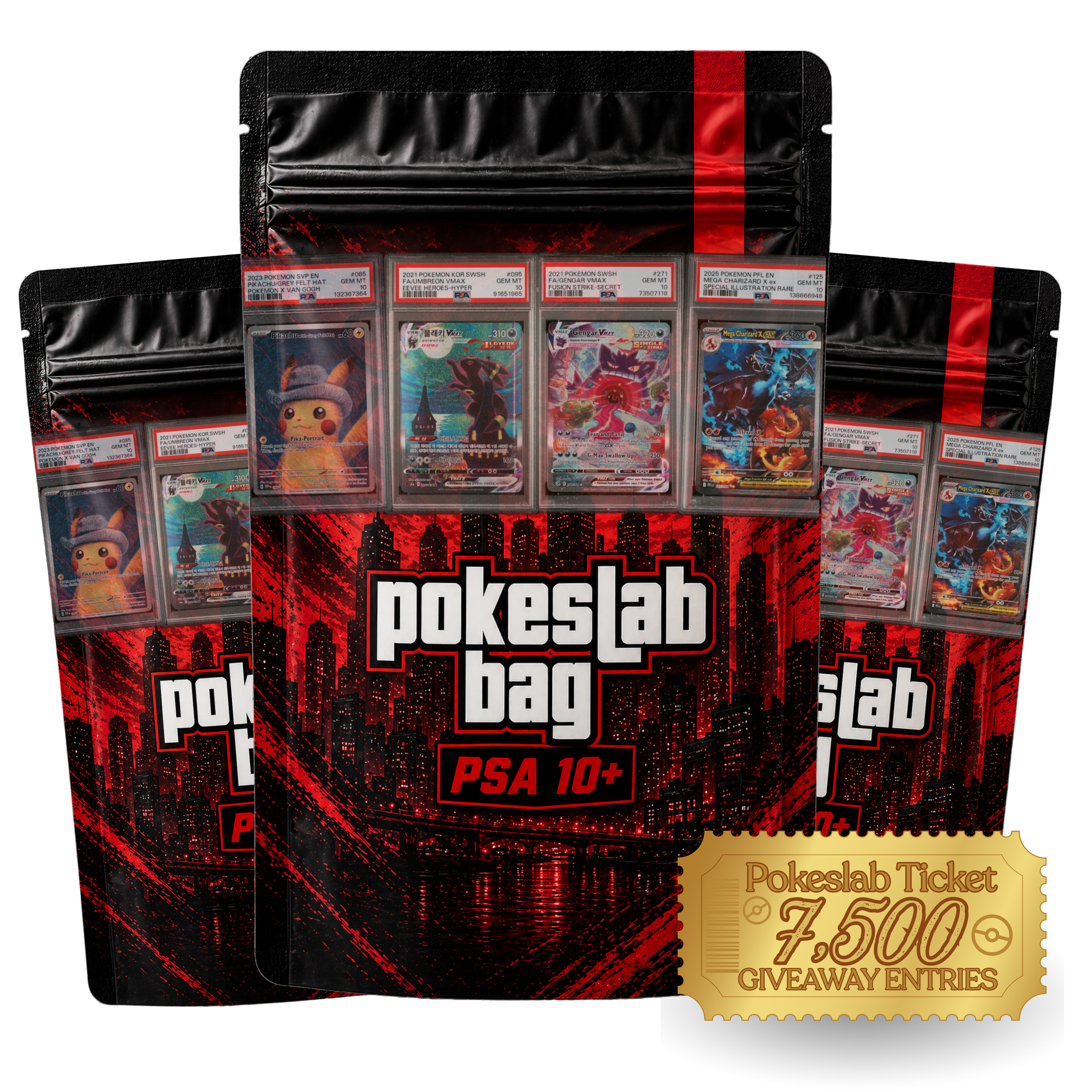 Pokeslab Bag x3 + 7500 Giveaway Entries!