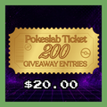 Pokeslab x200 Giveaway Entries