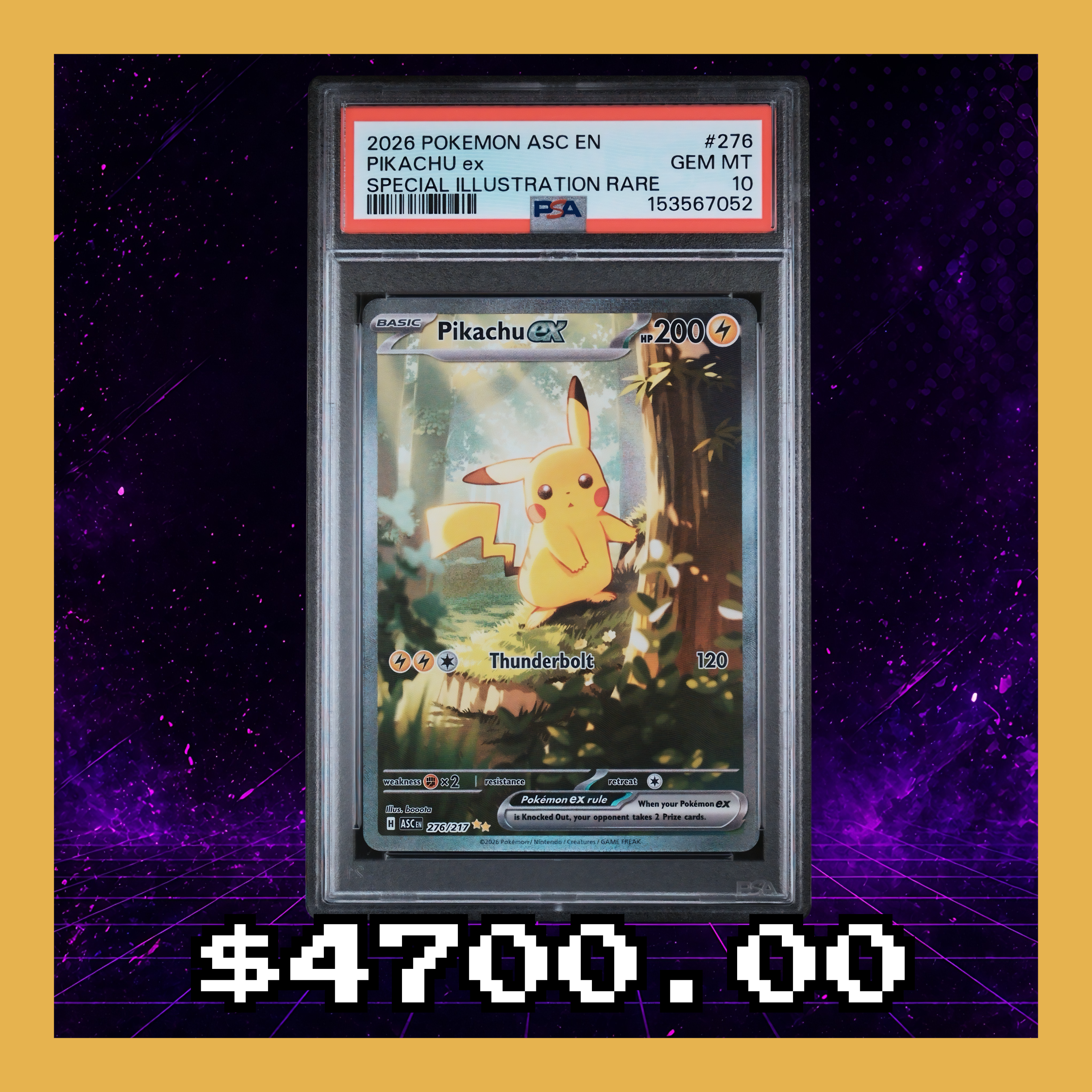 PSA 10 TREEKACHU!