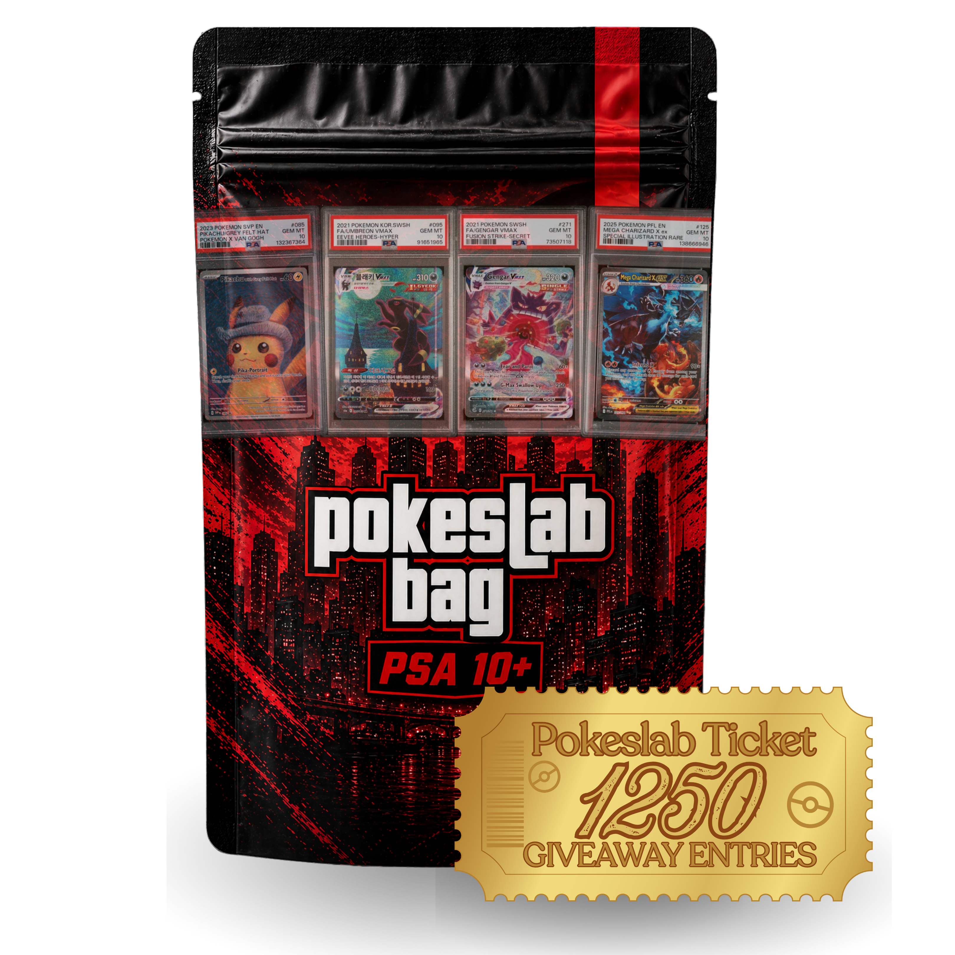 PokeSlab Bag x1 + 1,250 Entries!