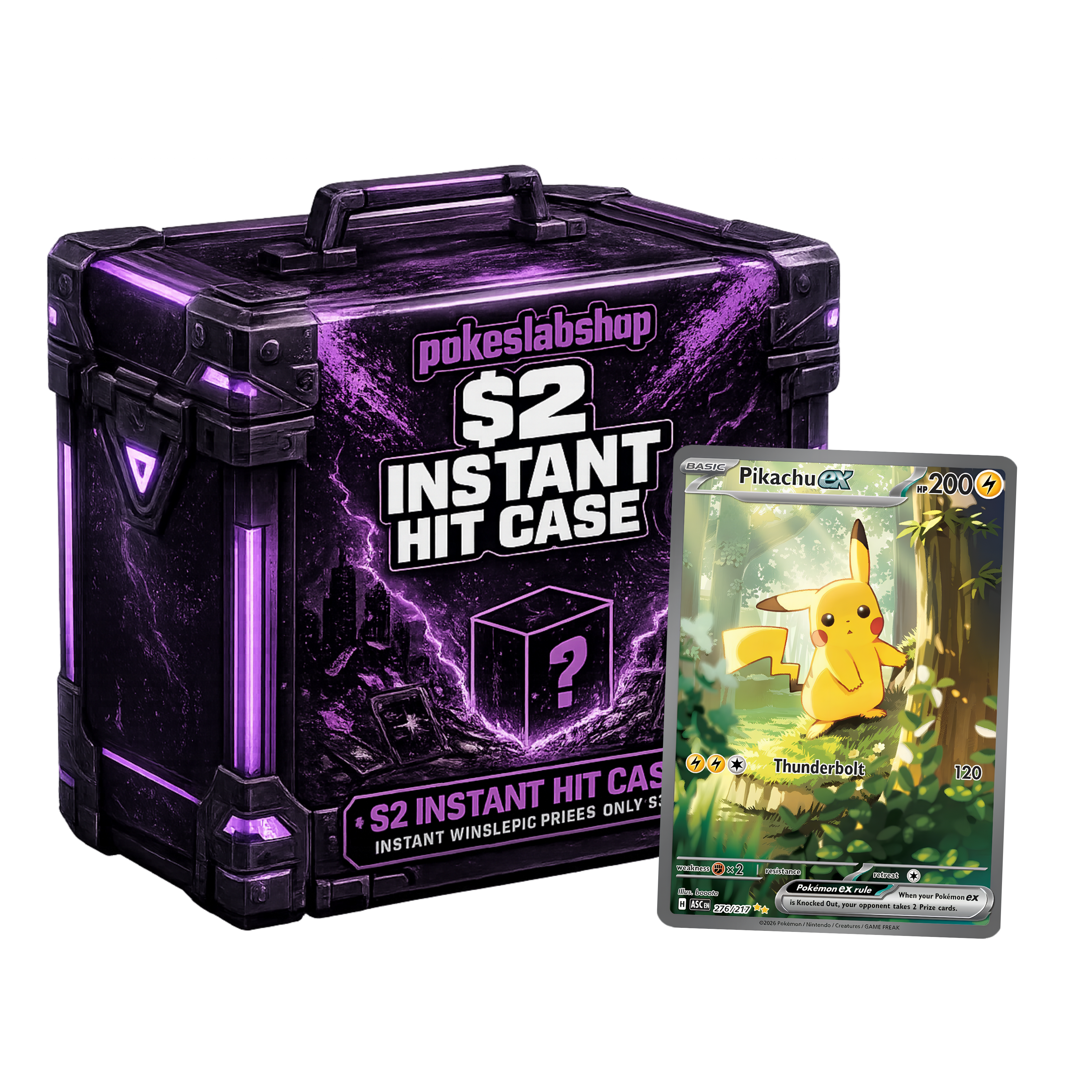 INSTANT HIT PIKACHU CASE!