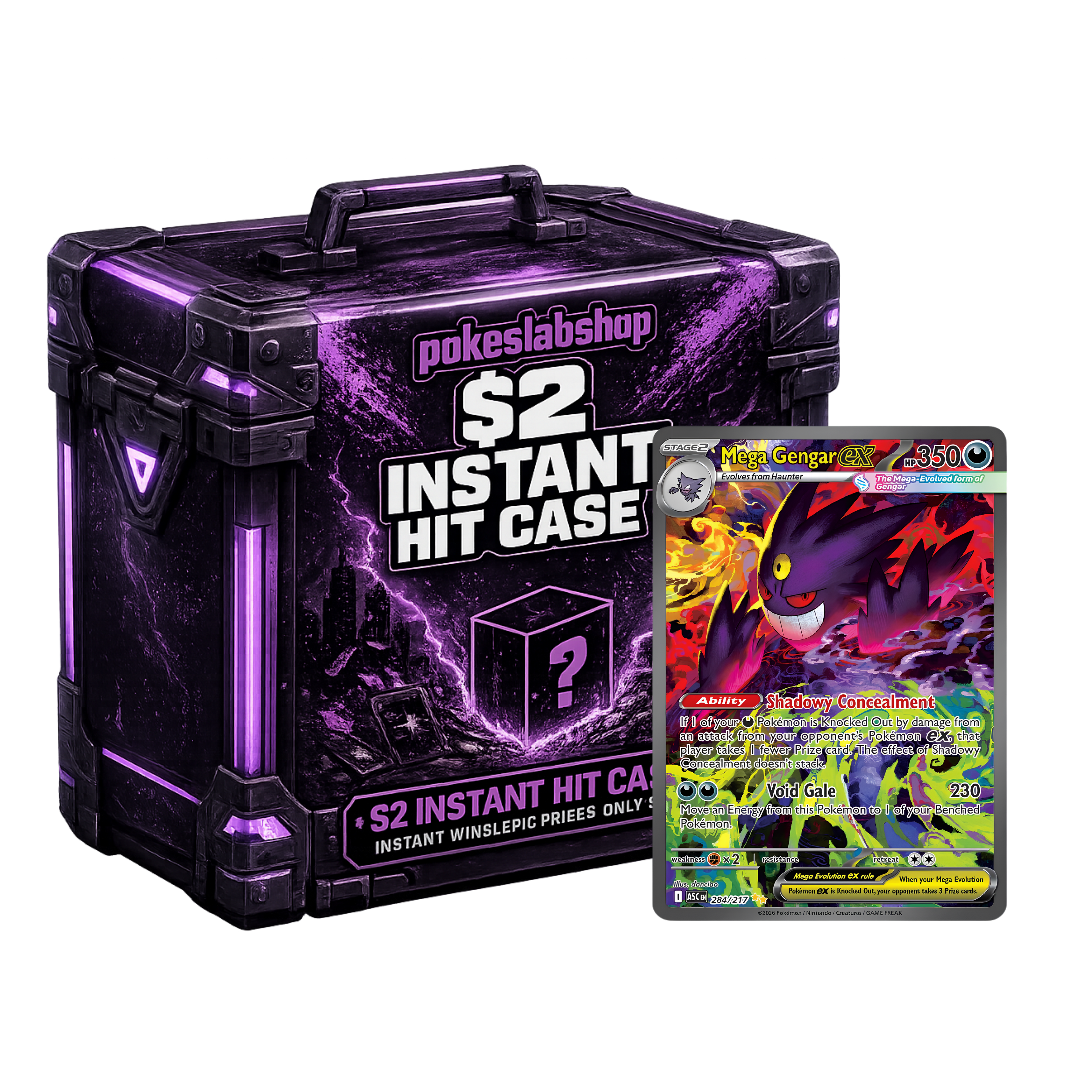 INSTANT HIT GENGAR CASE!