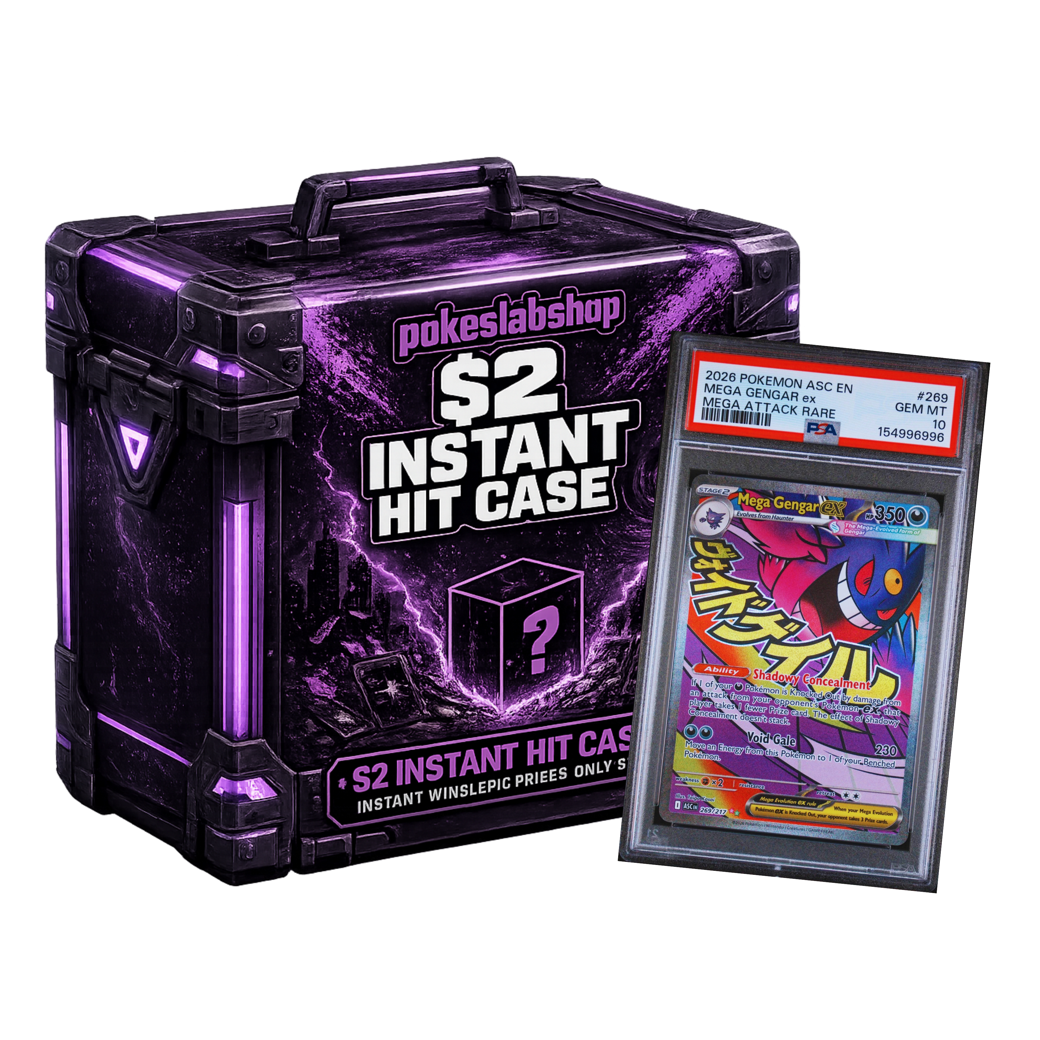 $2 GENGAR SLAB CASE!