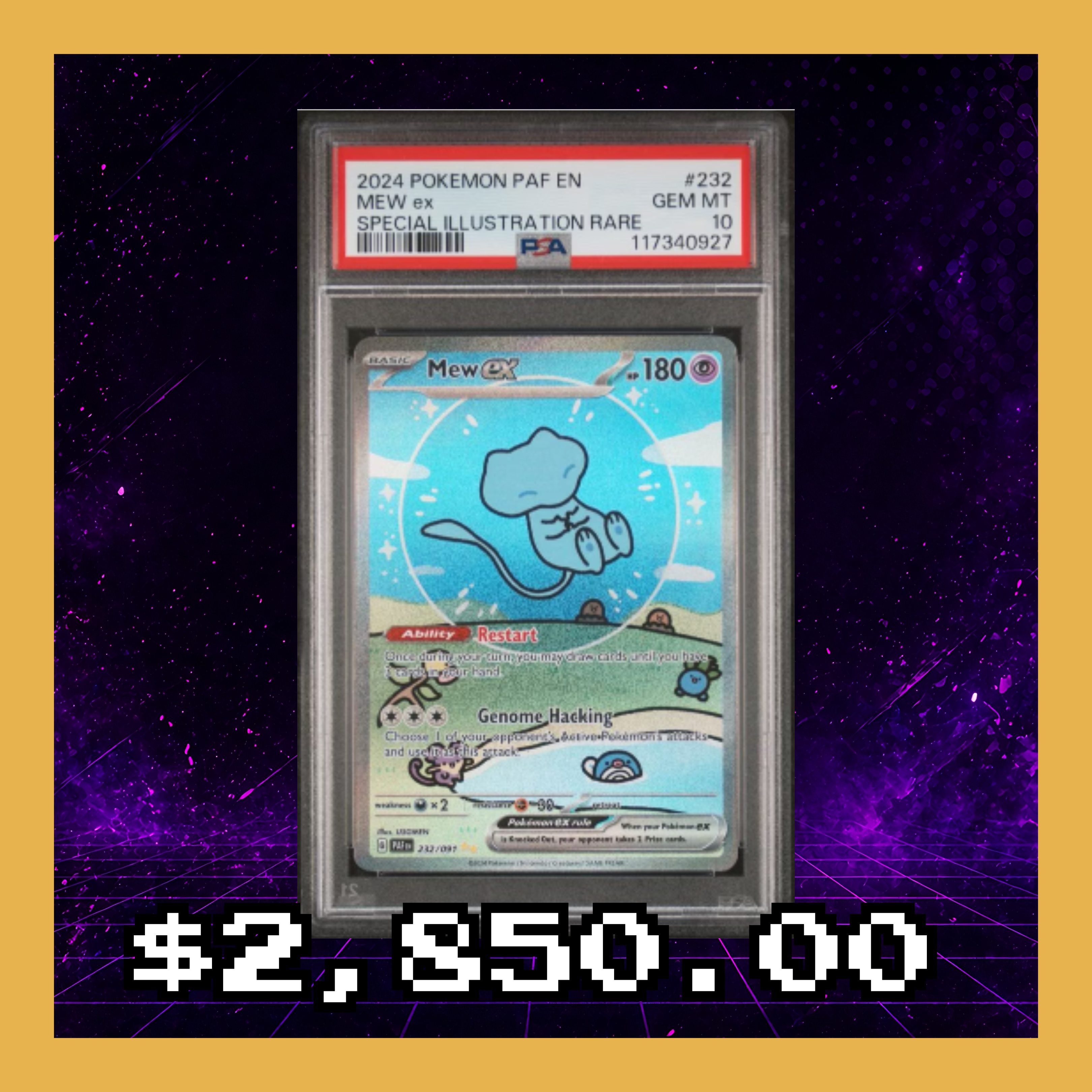 PSA 10 BUBBLE MEW!