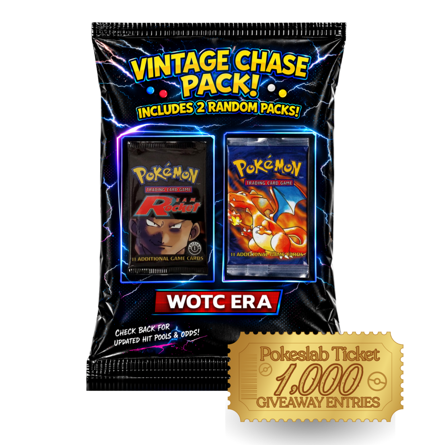 Vintage Chase Pack - 2 Packs + 1,000 Giveaway Entries!
