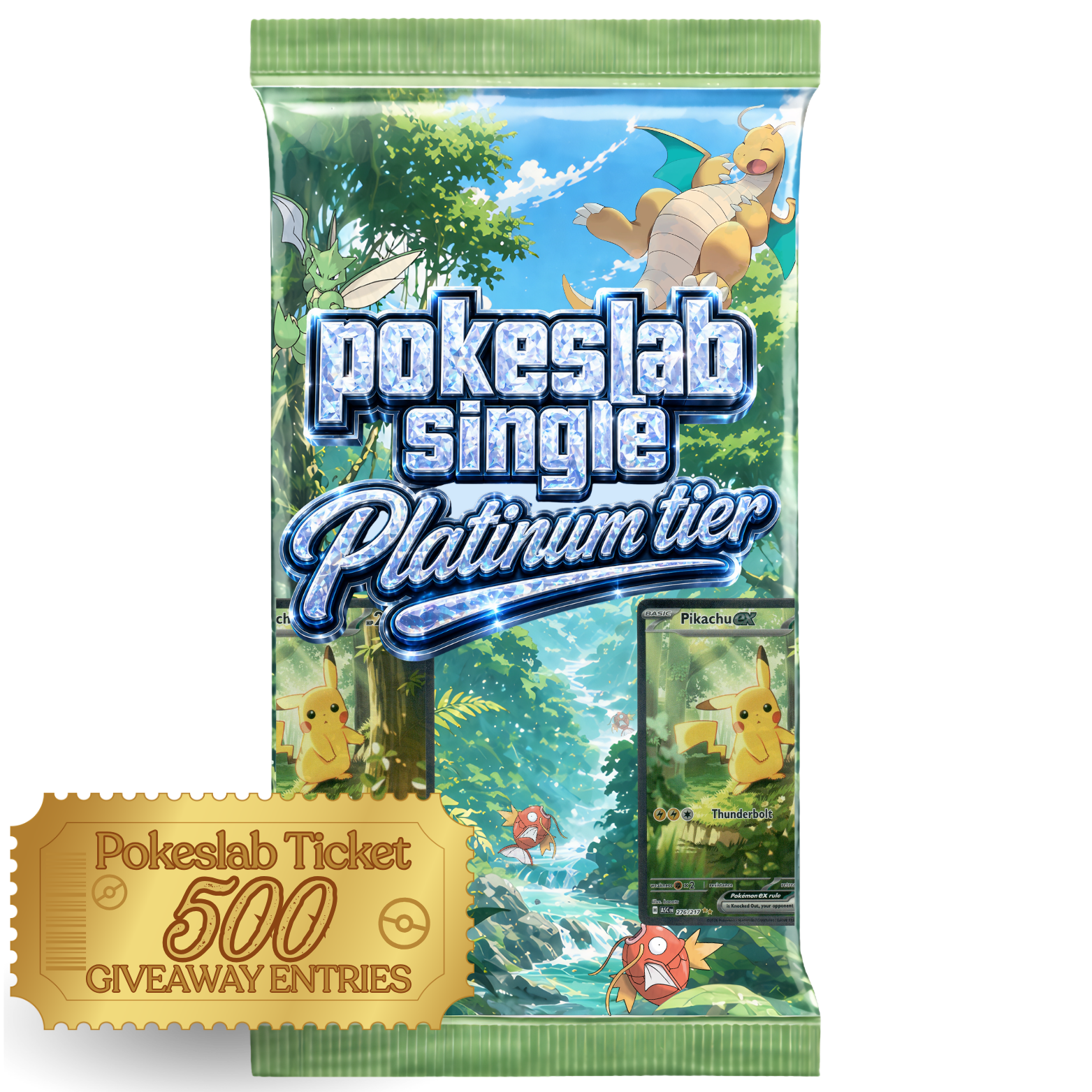Pokeslab Platinum Pack + 500 Giveaway Entries!