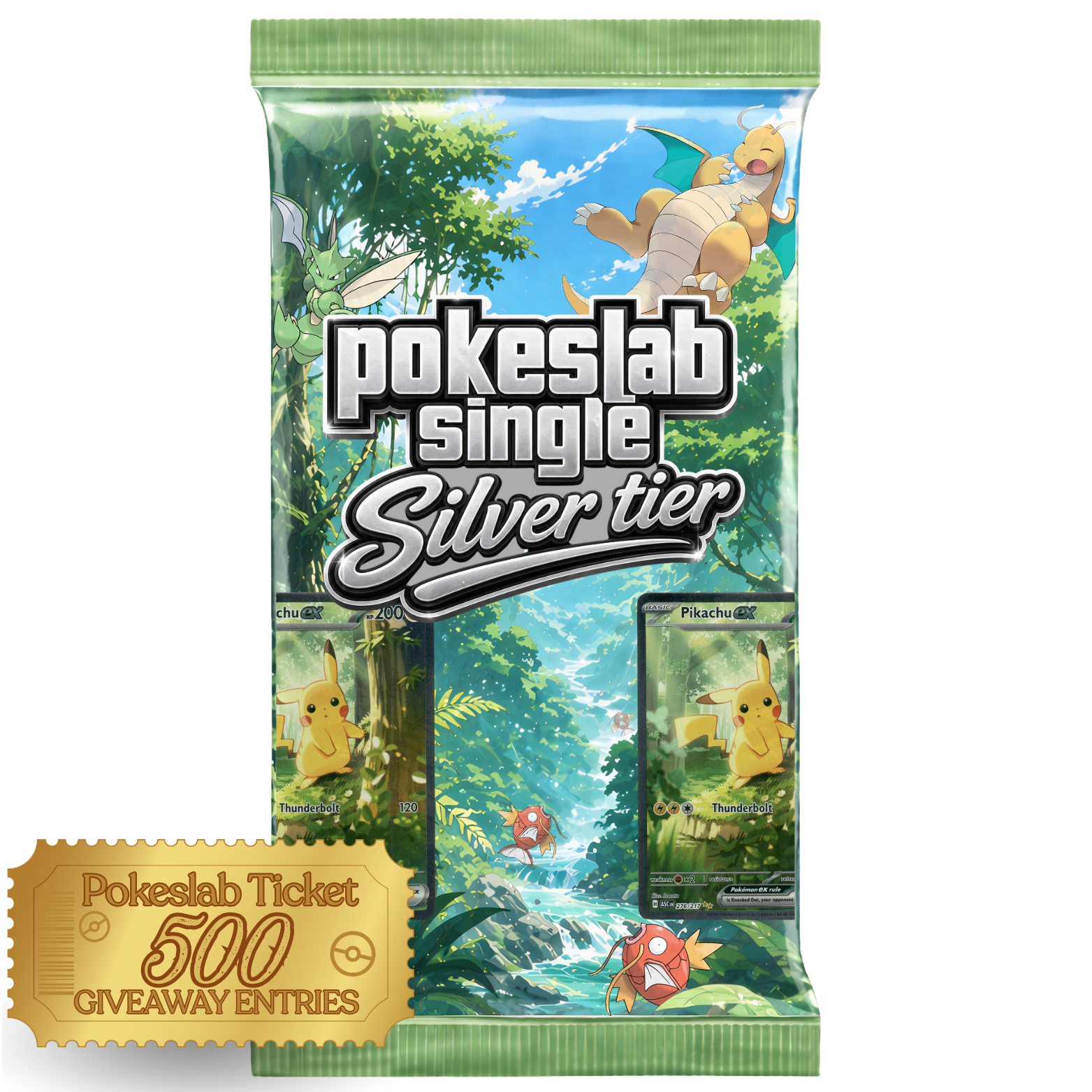 Pokeslab Silver Pack + 500 Giveaway Entries!